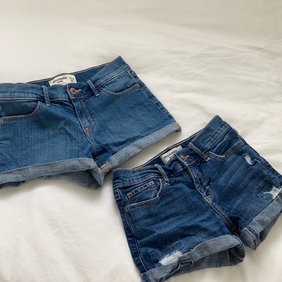 Abercrombie Kids Middie & Shortie Short Value Pack - Picture 1 of 7
